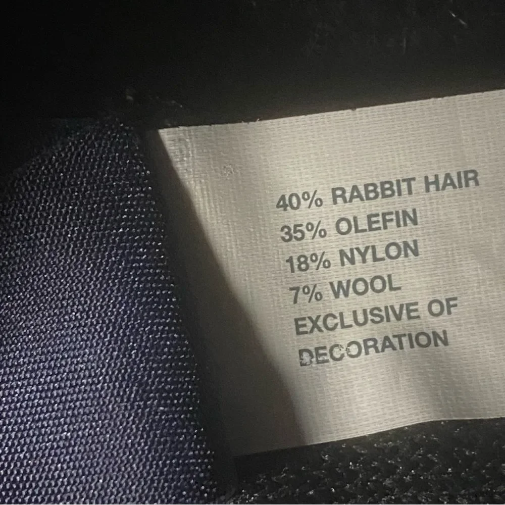 EUC GAP Olefin Rabbit Fur Wool Bucket Hat Cap Size Small/Medium